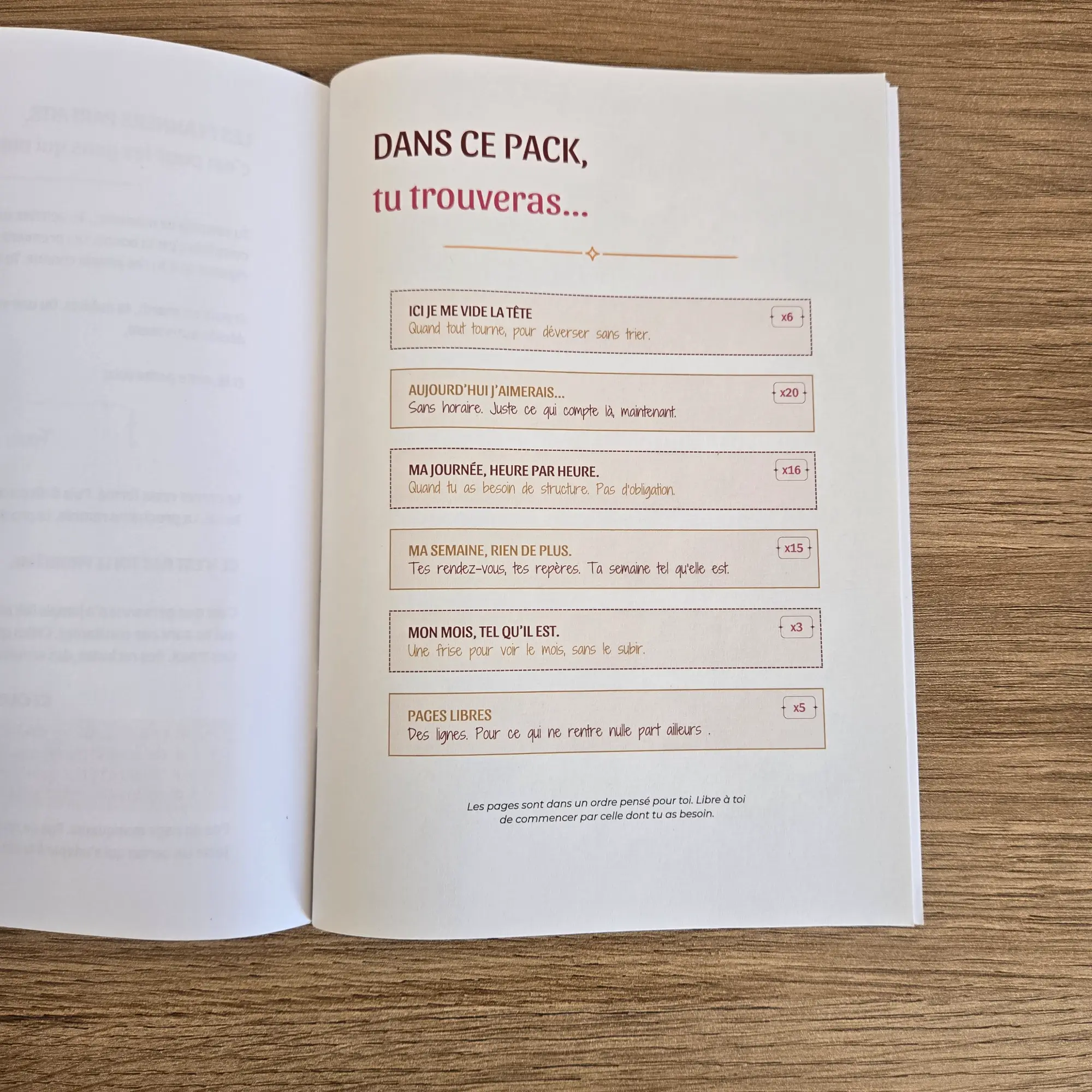 Pack Essentiel - Carnet