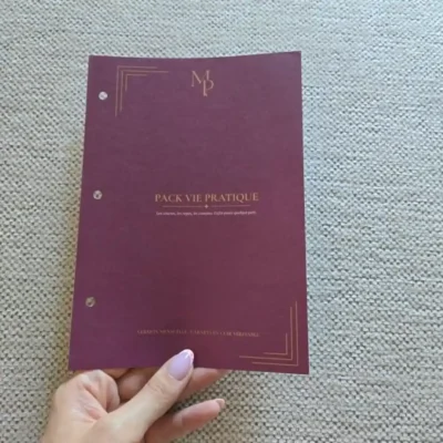 Pack Vie Pratique - Feuilles perforées